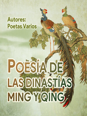 cover image of Poesía De Las Dinastías Ming Y Qing